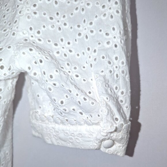 NWOT Majorelle | Revolve White Eyelet Crop Top "Franca" Coquette | Size Small - Picture 8 of 12